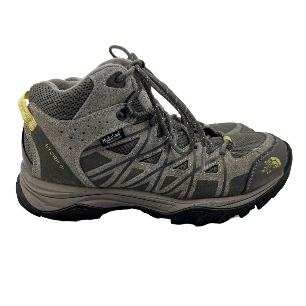 The North Face Hiking Boots Womens 7.5 Storm III Mid Brown Waterproof NF0A32Z7